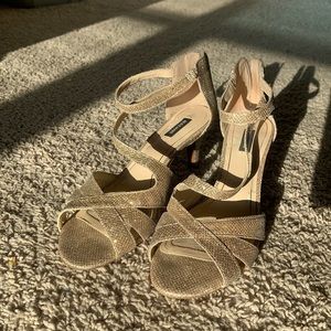 2-in Gold Kitten Heels from Alex Marie